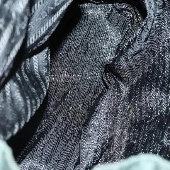 PRADA Backpack Nylon Green Silver Auth 154589 - Picture 12 of 16